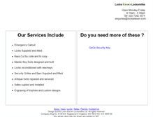 Tablet Screenshot of lockseleven.com